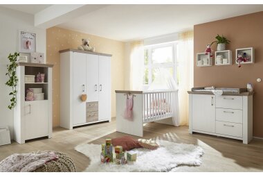 Babyzimmer komplett Ebony 5-tlg. Babyzimmereinrichtung...