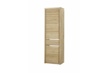 Wohnzimmerschrank Massivholz Ianka 250x198x46 Wohnwand Wildeiche Bianco geölt 20026