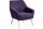 Sessel Kachka Bezug Veloursstoff Buche natur / violett 21081