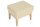 Hocker Kagami Bezug Flachgewebe Buche natur / beige 21148