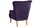 Sessel Kaiya Bezug Veloursstoff Buche natur / violett 21243