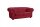 Sofa 2-Sitzer Kalea Bezug pigmentiertes Nappaleder Buche nussbaum dunkel / rot 21360