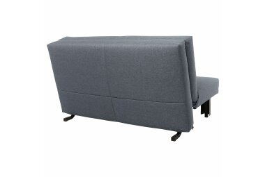 Faltsofa Kalomira Bezug Flachgewebe Metall schwarz / denim 21494