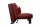 Faltsofa Kalomira Bezug Flachgewebe Metall schwarz / rot 21496