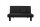 Faltsofa Kalomira Bezug Flachgewebe Metall schwarz / schwarz 21504