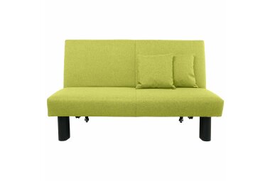 Faltsofa Kalomira Bezug Flachgewebe Metall schwarz / apfel 21510