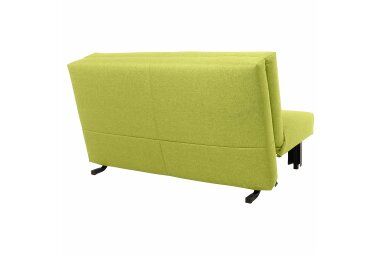 Faltsofa Kalomira Bezug Flachgewebe Metall schwarz / apfel 21510