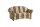 Sofa 2-Sitzer Kama Bezug Chenille Buche nussbaum dunkel / braun 21546