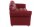 Sofa 2,5-Sitzer Kama Bezug Flachgewebe Buche natur / rot 21555