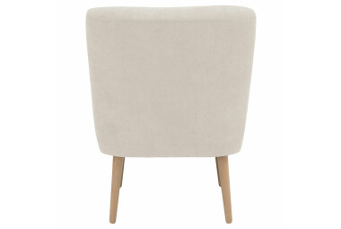 Sessel Kamle Bezug Flachgewebe Buche natur / beige 21640