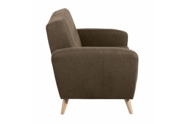 Sofa 2-Sitzer Karen Bezug Samtvelours (mit Clean-Abo Ausrüstung) Buche natur / braun 21837