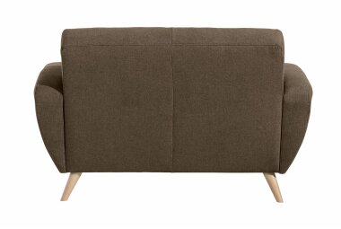 Sofa 2-Sitzer Karen Bezug Samtvelours (mit Clean-Abo Ausrüstung) Buche natur / braun 21837