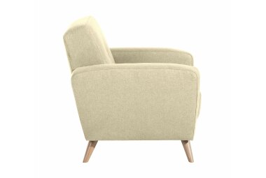 Sessel Karen Bezug Samtvelours (mit Clean-Abo Ausrüstung) Buche natur / beige 21839