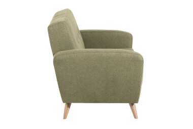 Sofa 2-Sitzer Karen Bezug Samtvelours (mit Clean-Abo Ausrüstung) Buche natur / oliv 21852