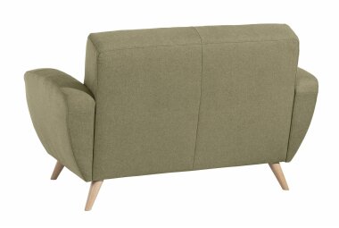 Sofa 2-Sitzer Karen Bezug Samtvelours (mit Clean-Abo Ausrüstung) Buche natur / oliv 21852