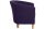 Sessel Karine Bezug Veloursstoff Buche natur / violett 21993