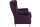 Ohrensessel Karlen Bezug Samtvelours Buche natur / purple 22043