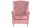 Ohrensessel Karlen Bezug Samtvelours Buche natur / rose 22044