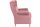 Ohrensessel Karlen Bezug Samtvelours Buche natur / rose 22044