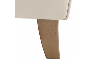 Ohrensessel Karlen Bezug Kunstleder Buche natur / beige 22081