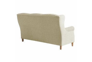 Sofa 3-Sitzer Karlen Bezug Chenille Buche natur / beige 22105