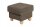 Hocker Kasha Bezug Veloursstoff Buche natur / sahara 22253