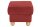 Hocker Kasha Bezug Veloursstoff Buche natur / terracotta 22271