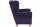 Ohrenbackensessel Kasha Bezug Veloursstoff Buche natur / violett 22274