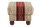 Hocker Kasha Bezug Chenille Buche nussbaum dunkel / rot 22280