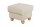 Hocker Kasha Bezug Kunstleder Buche natur / beige 22288