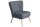 Sessel Kassi Bezug Flachgewebe Buche natur / denim 22349