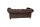 Sofa 2-Sitzer Kathe Bezug Samtvelours Buche nussbaum dunkel / braun 22476