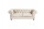 Sofa 2,5-Sitzer Kathe Bezug Samtvelours Buche nussbaum dunkel / creme 22484