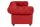 Sofa 2-Sitzer Kathe Bezug Samtvelours Buche nussbaum dunkel / rot 22491