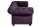 Sofa 2,5-Sitzer Kathe Bezug Samtvelours Buche nussbaum dunkel / purple 22499