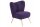 Sessel Kathy Bezug Veloursstoff Buche natur / violett 22651