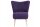 Sessel Kathy Bezug Veloursstoff Buche natur / violett 22651