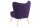 Sessel Kathy Bezug Veloursstoff Buche natur / violett 22651