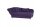 Recamiere mit Armteil links klappbar Katia Bezug Veloursstoff Buche natur / violett 22695