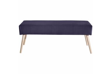 Bank Katja Bezug Samtvelours Buche natur / purple 22731