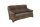 Sofa 3-Sitzer Katlin Bezug Flockstoff Eiche rustikal P43 / braun 22753