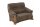 Sofa 2-Sitzer Katlin Bezug Flockstoff Eiche rustikal P43 / braun 22754