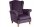 Ohrensessel Katria Bezug Samtvelours Buche natur / purple 22828