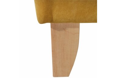 Ohrensessel Katria Bezug Veloursstoff Buche natur / mais 22847