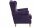 Ohrensessel Katria Bezug Veloursstoff Buche natur / violett 22848