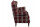 Sofa 2,5-Sitzer Katria Bezug Flachgewebe Buche nussbaum / rot  22858