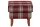 Hocker Katria Bezug Flachgewebe Buche nussbaum / rot  22861