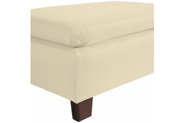 Hocker Katti Bezug Flachgewebe Buche nussbaum dunkel / beige 22924