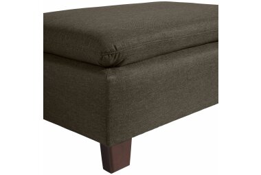 Hocker Katti Bezug Flachgewebe Buche nussbaum dunkel / braun 22925