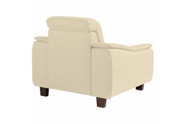 Sessel Katti Bezug Flachgewebe Buche nussbaum dunkel / beige 22936